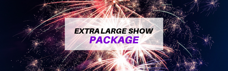 Extra large fireworks show